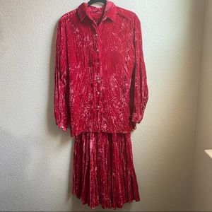 Silvertip New Mexico western shirt and skirt set